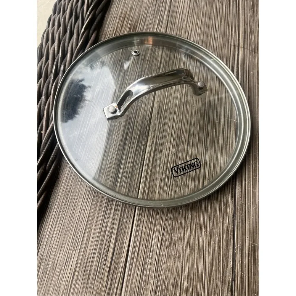 All-Clad HA1 Hard Anodized Nonstick 8 Inch Fry Pan Skillet Black. Viking Lid